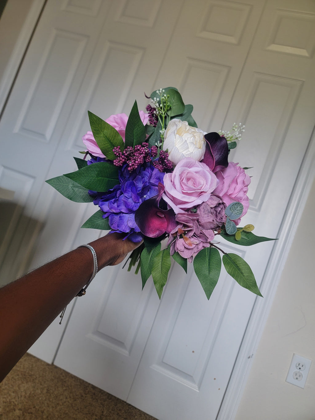 Ballet of Purple Petals Collection | Bridal Bouquet