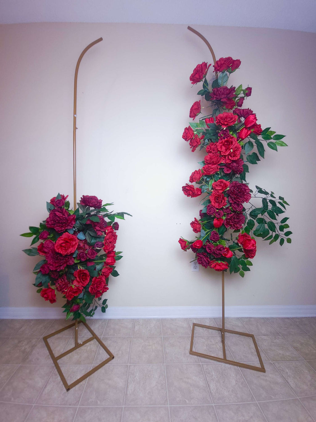 Miles of Red Roses Collection | Ceremony Arch Pieces