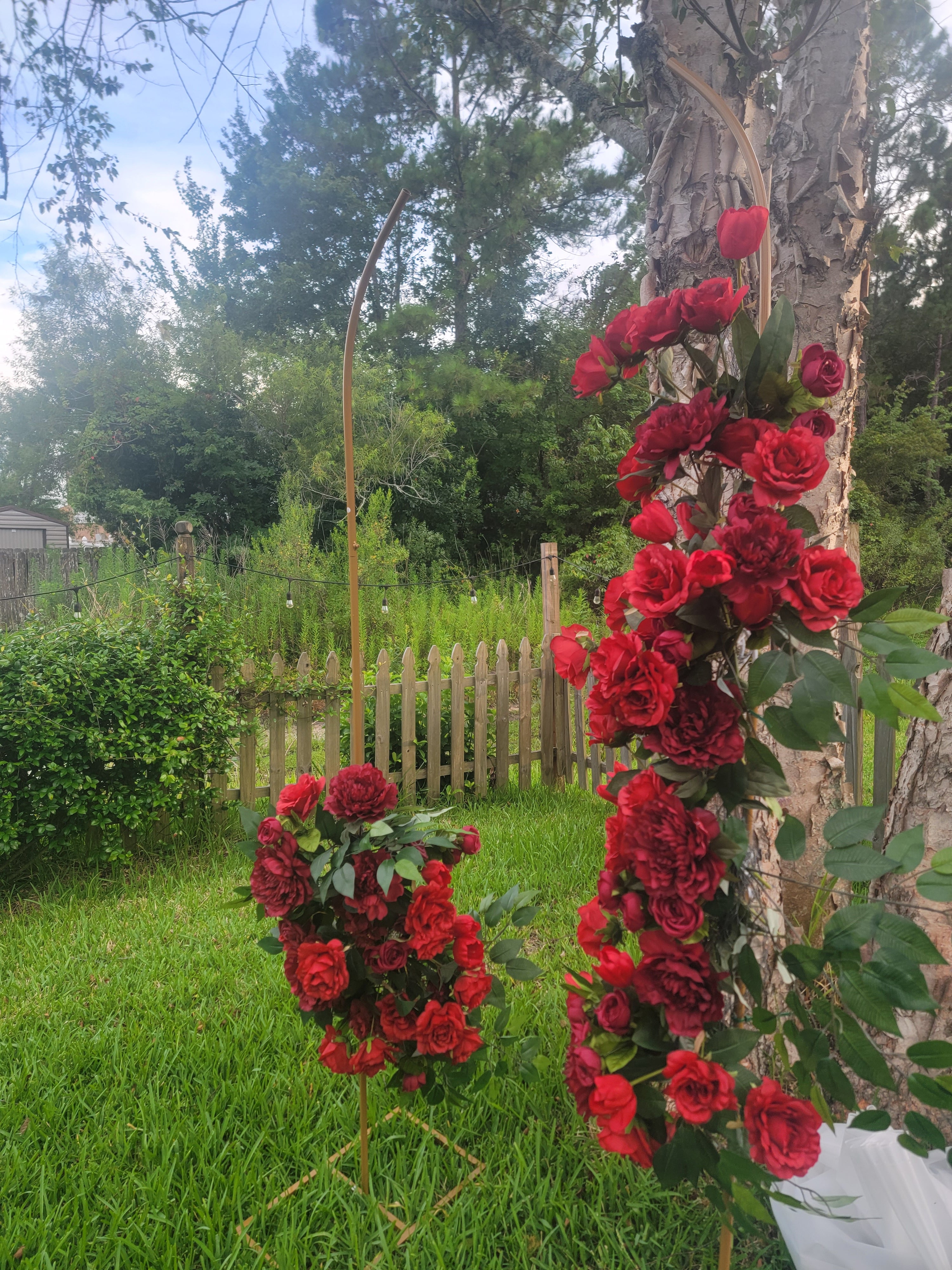 Miles of Red Roses Collection | Ceremony Arch Pieces