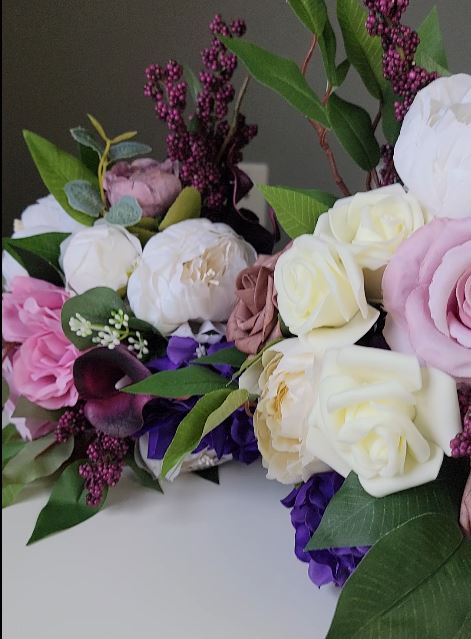 Ballet of Purple Petals Collection | Bridesmaid Bouquet