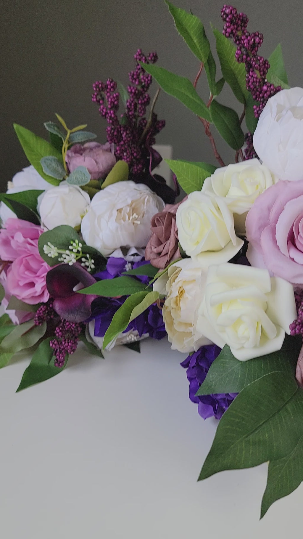 Ballet of Purple Petals Collection | Bridesmaid Bouquet