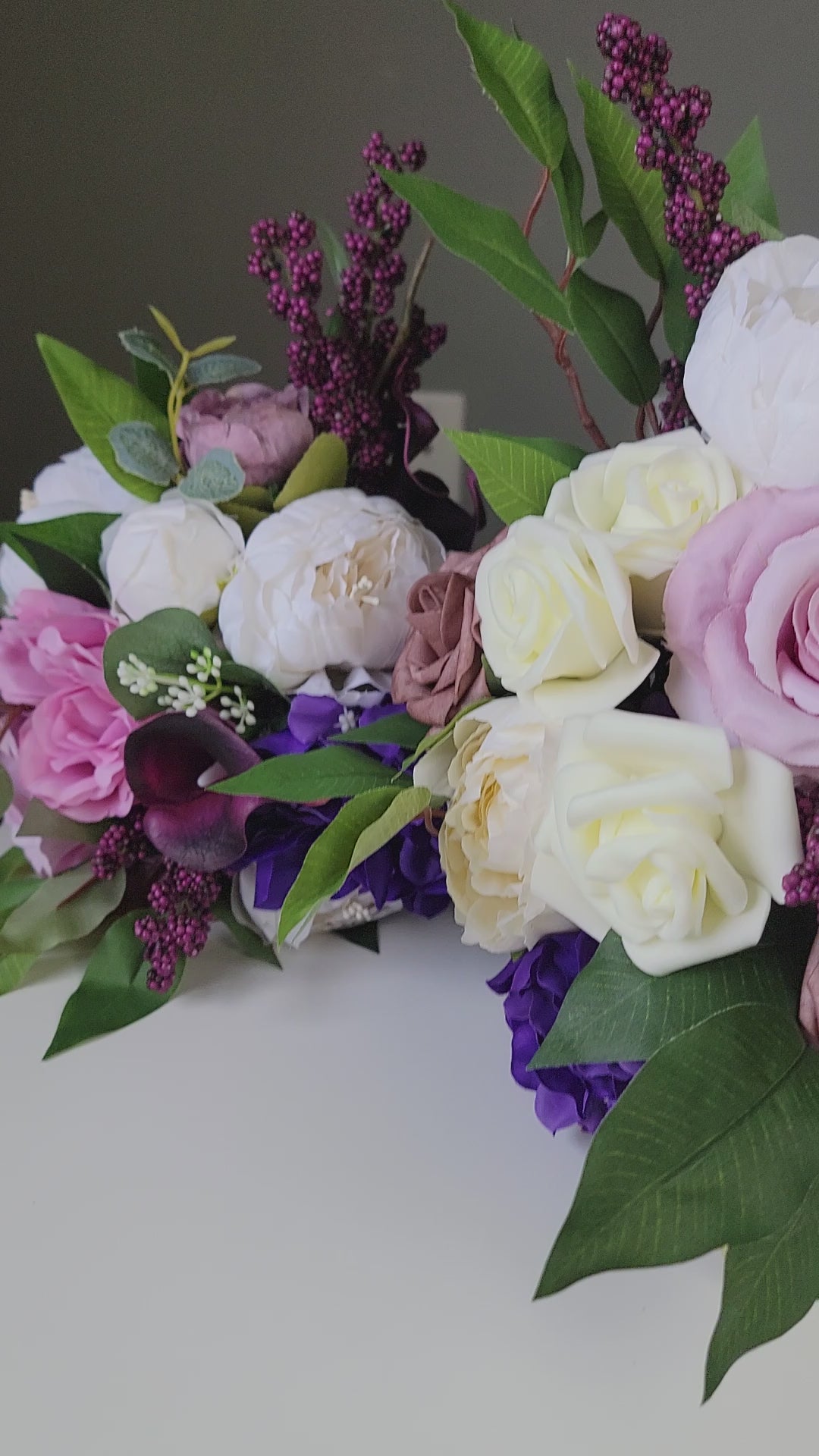 Ballet of Purple Petals Collection | Bridesmaid Bouquet