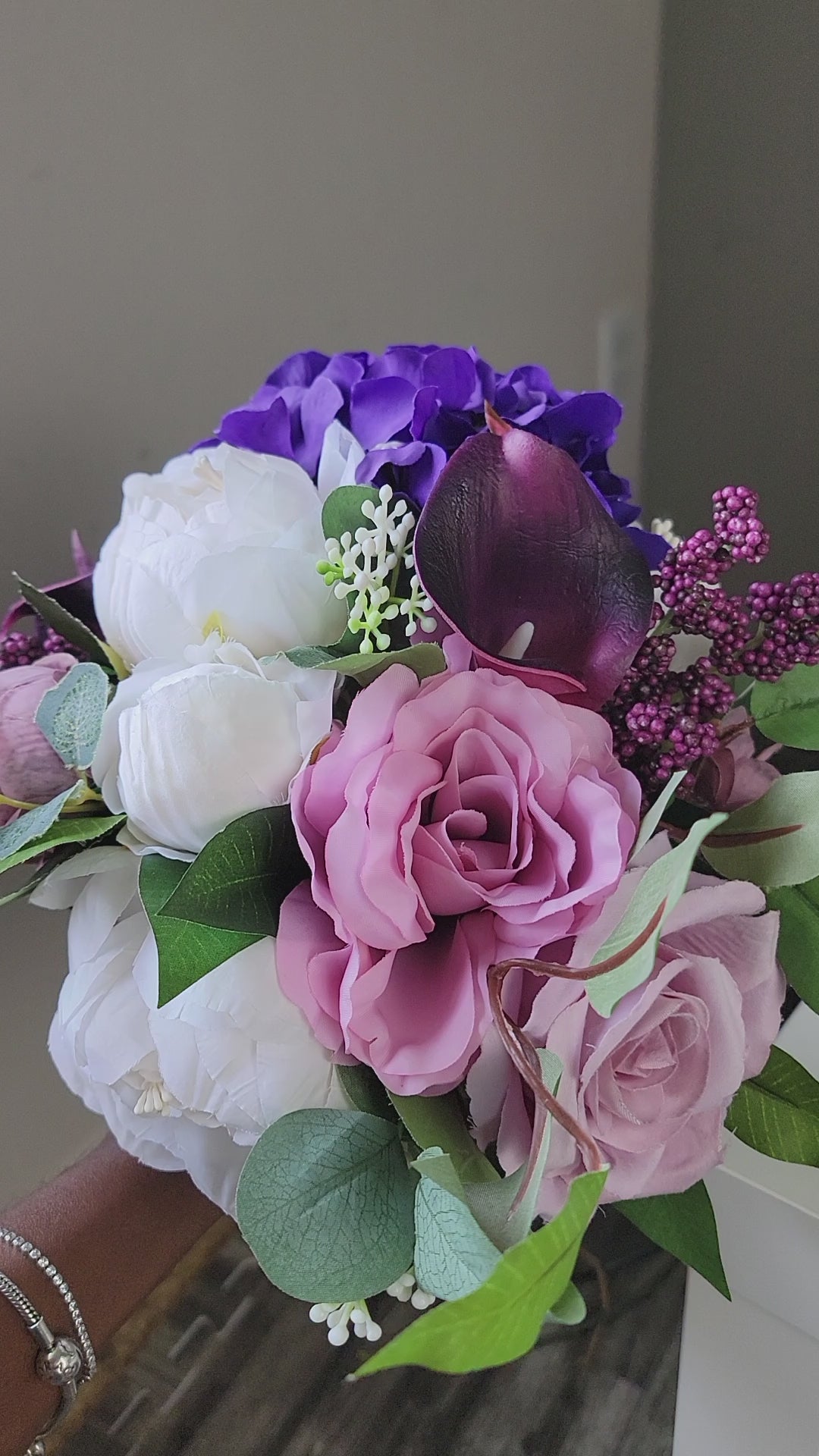 Ballet of Purple Petals Collection | Bridesmaid Bouquet