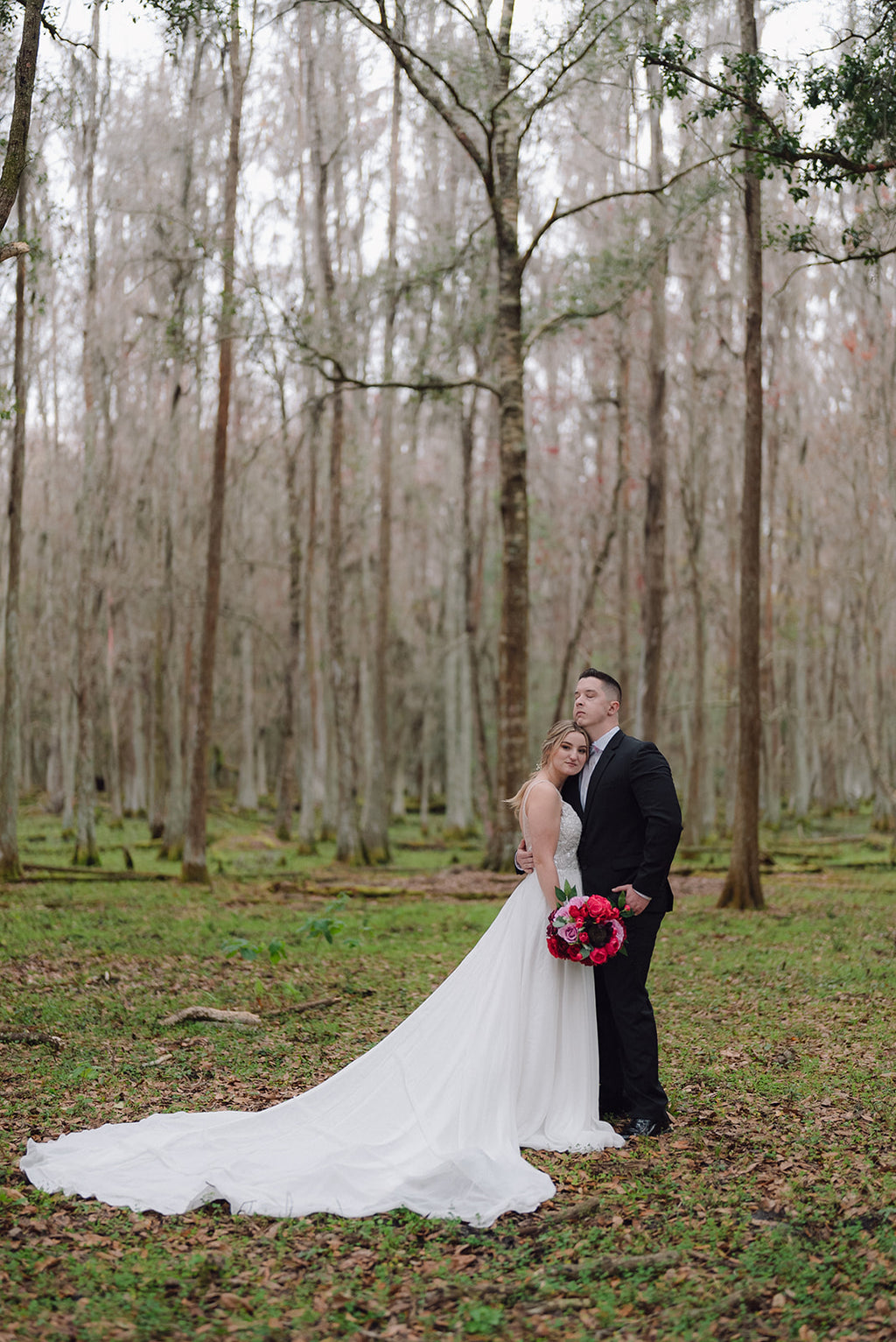 Enchanted Love Collection | Bridal Bouquet | Red and Blush Roses